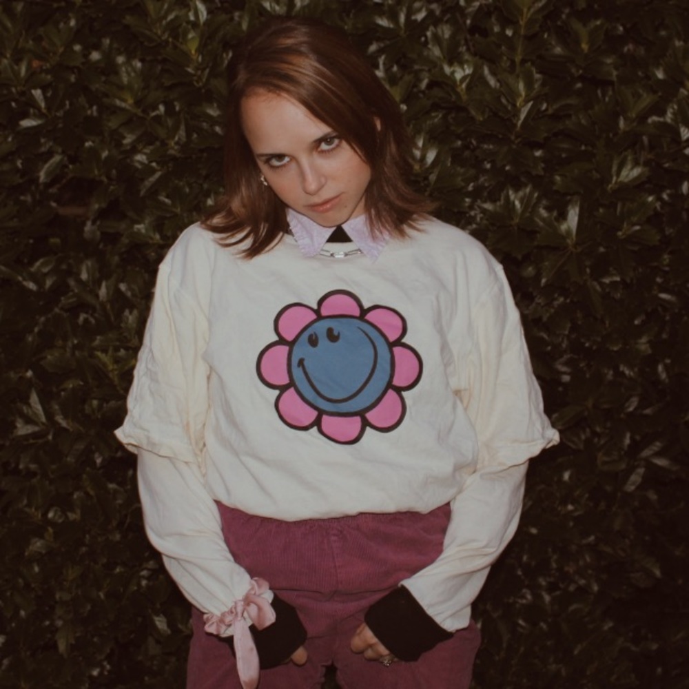 Smiley Face 2 layered Tee